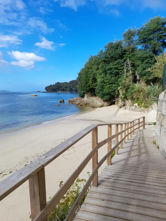 Mirador Do Mar, Encima De La Playa Apartamento Moaña Exterior foto